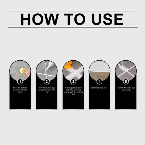 Multi-Scenario Grout Repair Kit Tile Seam Beautification Kit Convenient HOL0 - Bild 17 von 19