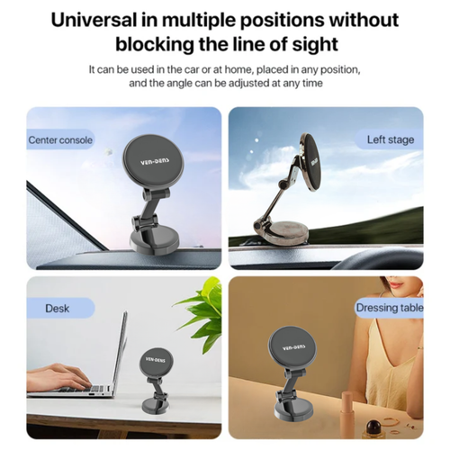 Universal Magnetic Car Mobile Phone Holder Dashboard Airvent Mount 360° Rotating - Picture 7 of 12