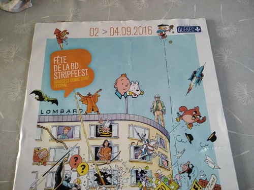 Affiche originale – Fête de la BD – Johan De Moor - Bruxelles – 60 x 42 cm - Picture 3 of 4