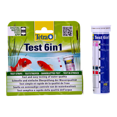 TETRA POND STRIPS IN QUICK TEST KIT KOI FISH WATER QUALITY QUICK  TETRAPOND 4004218192713|