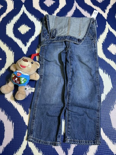 100% Cotton- NEW! BabyGap Denim Overalls Sz. 5yrs. by Loving Kindness Everyday - Picture 13 of 16