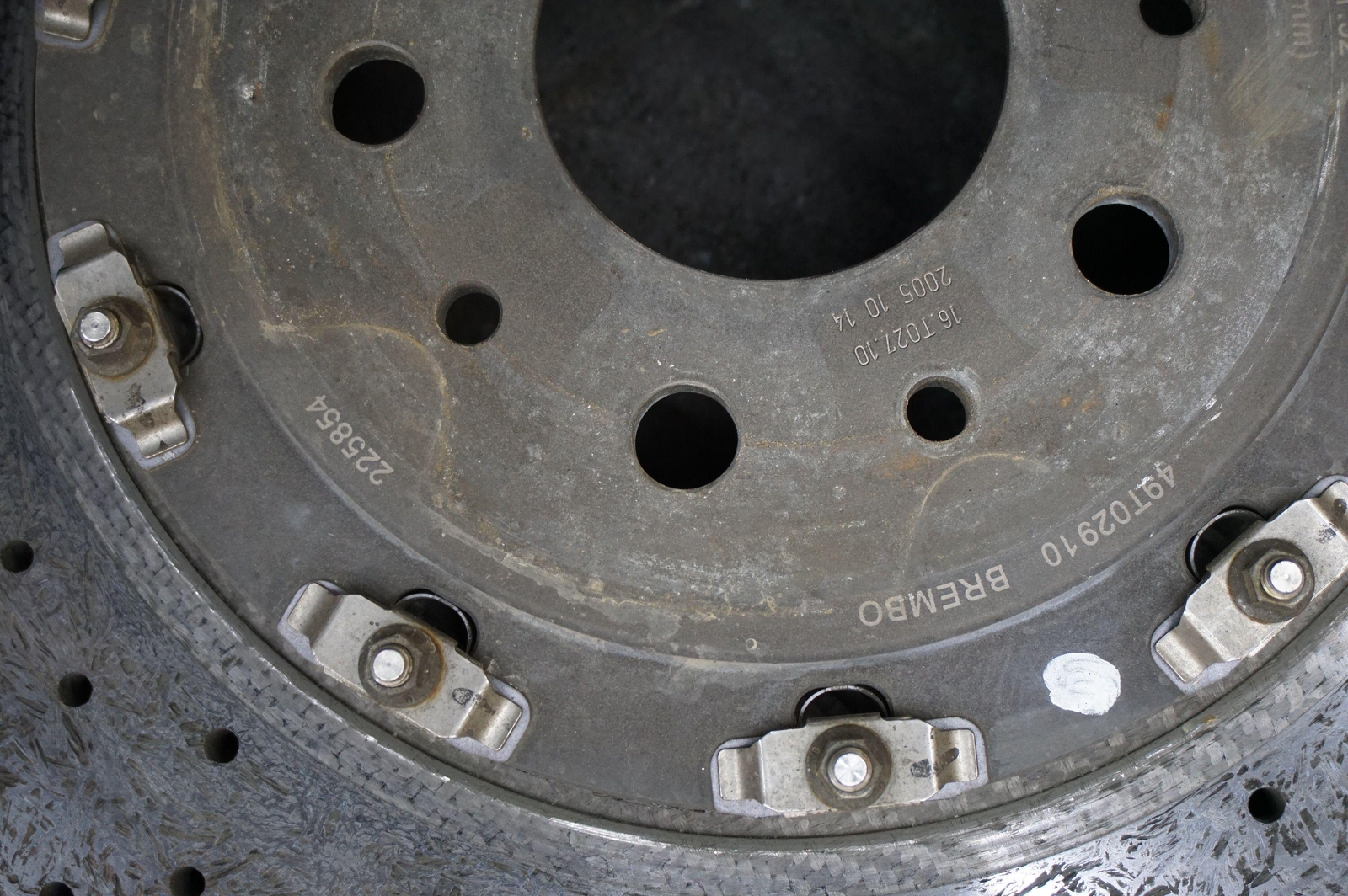 Front Left or Right Carbon Ceramic CF Disc Brake Rotor 216757 225854 Ferrari 612