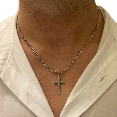 Collana Da Uomo Con Rosario E Croce Crocifisso All'ingrosso - .Pandahall. Com - Foto 5