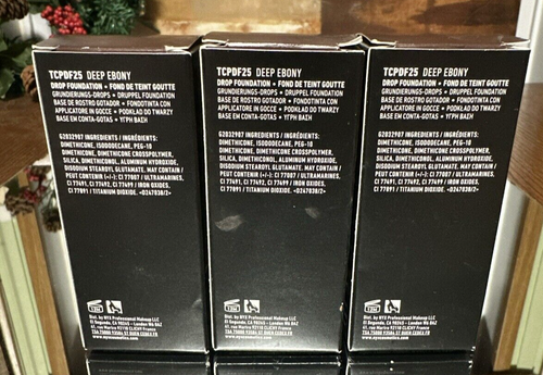 3x NYX PROFESSIONAL MAKEUP Total Control Pro Foundation Deep Ebony Same Lot! - Picture 10 of 13
