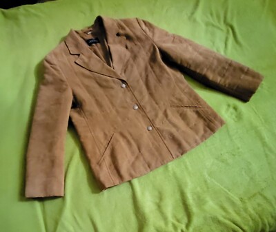 Barisal. Blazer. camel. federleicht. gesteppt. Wildlederlook. Gr. M.