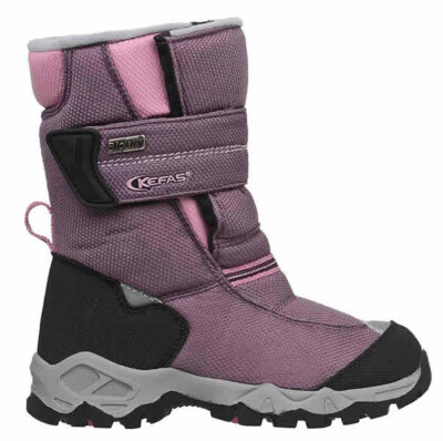 Kefas Snow Cat Kinder Schneestiefel Größe 28 EU (UK 10) Lila/Pink