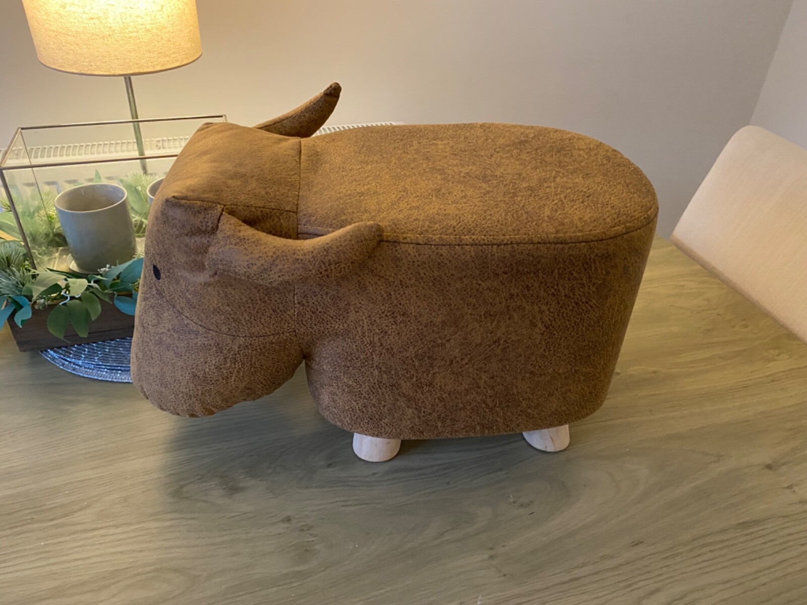 Animal Design Footstool Cow Foot Rest eBay