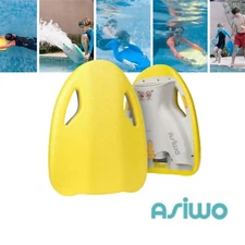 Asiwo Swimming Kickboard Smart Water Toy 3 Speed ​​Modes and Stop Mode Yellow