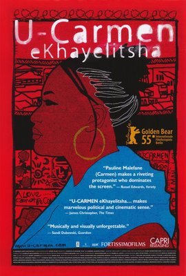 U-CARMEN E-KHAYELITSHA Movie POSTER 27x40 Pauline Malefane Andile Tshoni