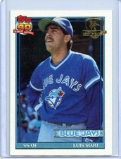 1991 Topps Desert Shield Baseball #26 Luis Sojo
