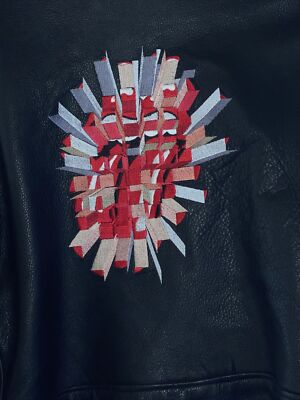 Rolling Stones Heavy Leather Jacket New Vintage Unworn Bigger Bang
