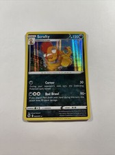 Holo Pokemon Card Scrafty 042/073 Champion's Path Pokemon TCG 2020 NM-Mint