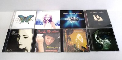 Sarah McLachlan 8 CD Lot- Surfacing, Bloom, Solace, I Will Remember You, Remixed