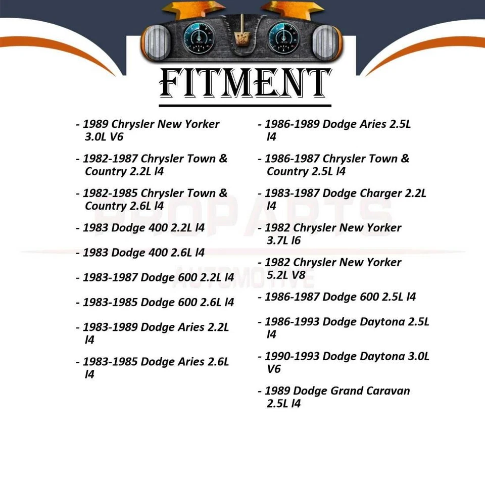 1x Power Steering Pump For Chrysler Laser 1984-1986 - Image 3 of 4