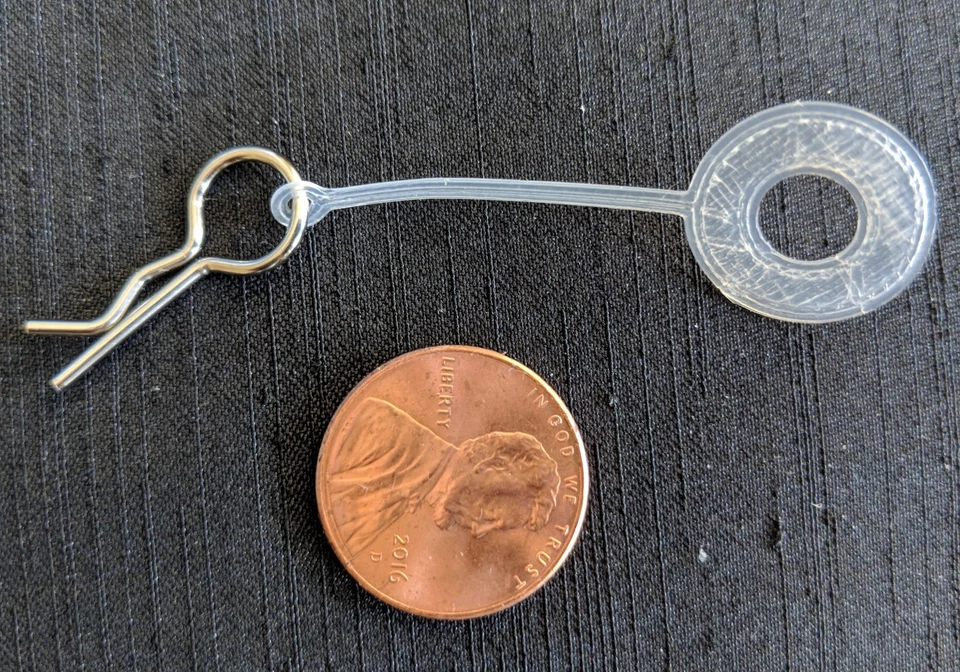 20-PCS: RC BODY POST WASHERS w/ CLIPS. 1/10 SCALE, FITS TRAXXAS SLASH ARRMA LOSI - Image 2 of 4