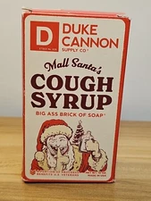 Duke Cannon Mall Santa's Cough Syrup Big Ass Brick Soap NIB