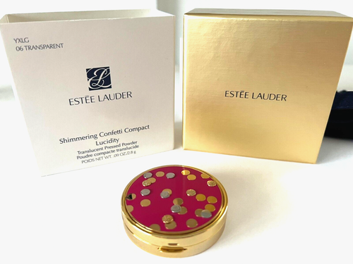 ESTEE LAUDER SHIMMERING CONFETTI POWDER COMPACT MIB 2014 - Picture 4 of 6
