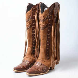 riding boots with tassels
