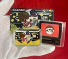 Rare 1 oz Disney .999 Fine Silver Color Hand Enamel Bar Scrooge McDuck Money Bag