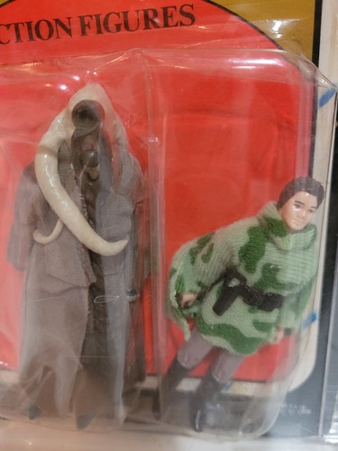 Kenner Star Wars ROTJ Kay Bee 1983 de colección paquete de 2 Leia y babero Fortuna sin usar, en muy buena condición+ C - Imagen 2 de 14