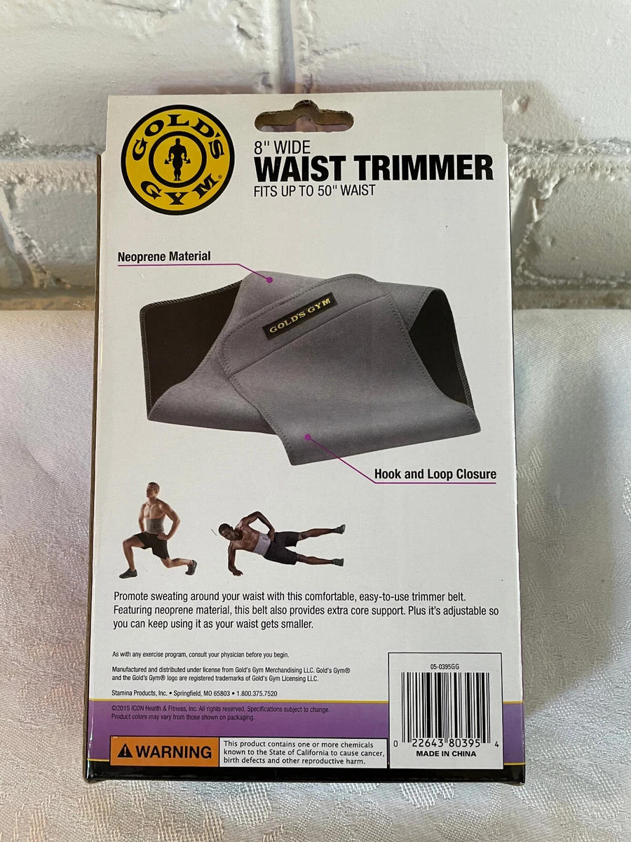 Gold's gym 8 inch wide waist trimmer sales