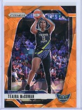 2024 Panini Prizm WNBA Orange Ice 105 Teaira McCowan Dallas Wings