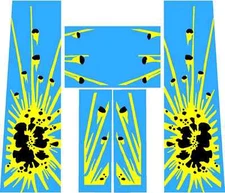 Stern Flight 2000 Pinball Machine CABINET Decal Set