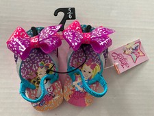 Nickelodeon JOJO SIWA Bow Beach Flip Flop Sandal Size 5/6 Purple Pink