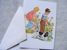 Postkarte Ansichtskarte Kinder retro vintage ...