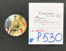 AAFES POGS, 7th Series/Printing, 1 POG, 25¢, #P530, GOOD