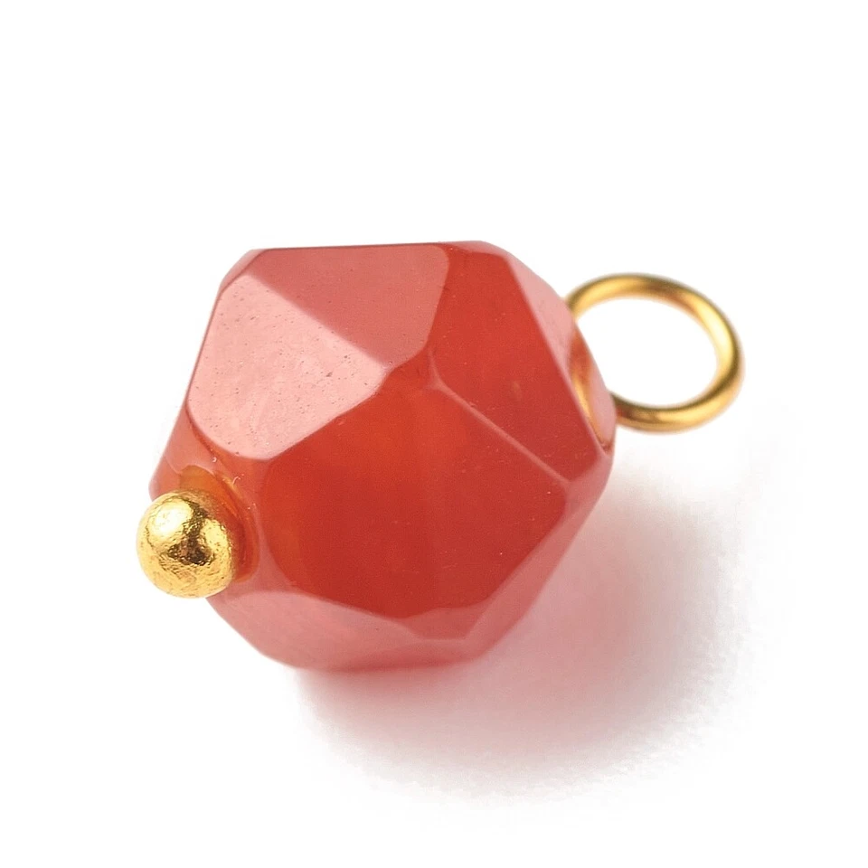 100x граненый кристалл натуральный драгоценный камень подвески подвеска для браслет ювелирных изделий - Изображение 4 из 4