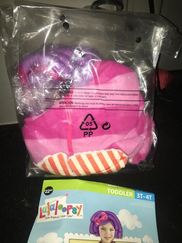 Lalaloopsy - Almohada Cama de Plumas - Niño Pequeño 3T - 4T Disfraz de Halloween NUEVO Foto 2 de 4