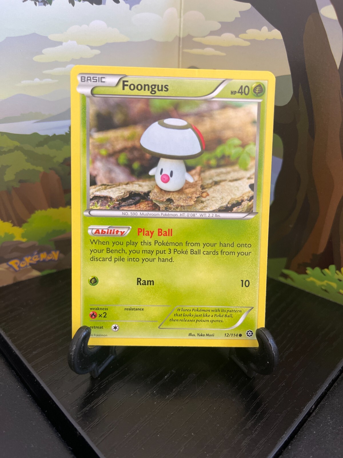 Foongus 12/114 - Steam Siege - Common - Pokemon Card TCG - LP