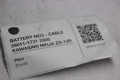 ショウ BATTERY NEG - CABLE 26011-1731 2005 KAWASAKI NINJA ZX-12R | eBay