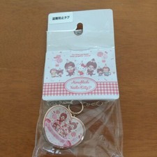 Monchhichi x Sanrio Hello Kitty Collaboration Keychain Unused Rare JP