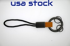 Keychain Lanyard Cotton Rope Strap Metal Keyring