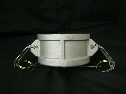 4" (100mm) Type DC - Heavy Duty Stainless Steel - Female Camlock x End Cap - Picture 2 of 3