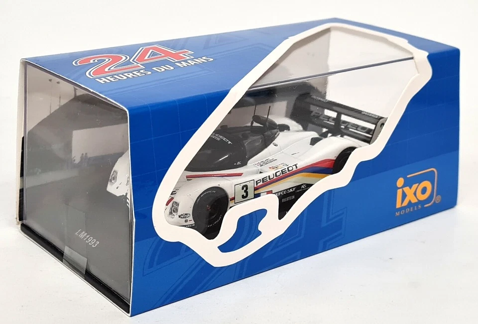 Ixo 1/43 - Peugeot 905 #3 Ganador Le Mans 1993 Diecast Modelo Coche Foto 2 de 4