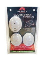 Image of Rentokil Beacon Mouse And & Rat Plug In Rodent Pest Repeller PK3 FM87