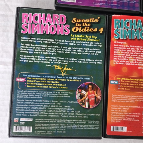 Dvd Lot, Richard Simmons 7 Dvd Lot Gently Used. Great Selection. Workout Dvds - Picture 15 of 16