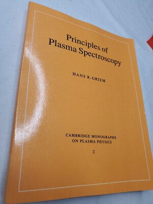 Principles of Plasma Spectroscopy (Paperback or Softback)