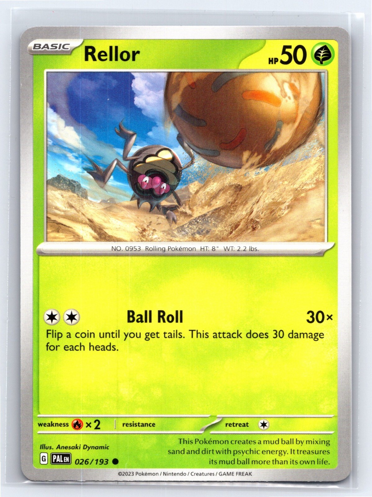 2023 Pokemon TCG - SV Paldea Evolved - Rellor 26/193 Regular - NM