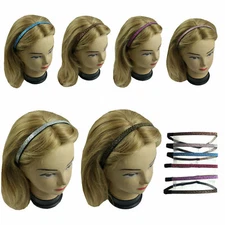 Snake Skin Thin Headband Headwrap w/ Elastic Hairband