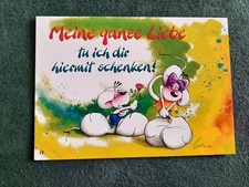Diddl Postkarte 74i 74 I Karte Diddlina Meine ganze Liebe tu ich dir schenken