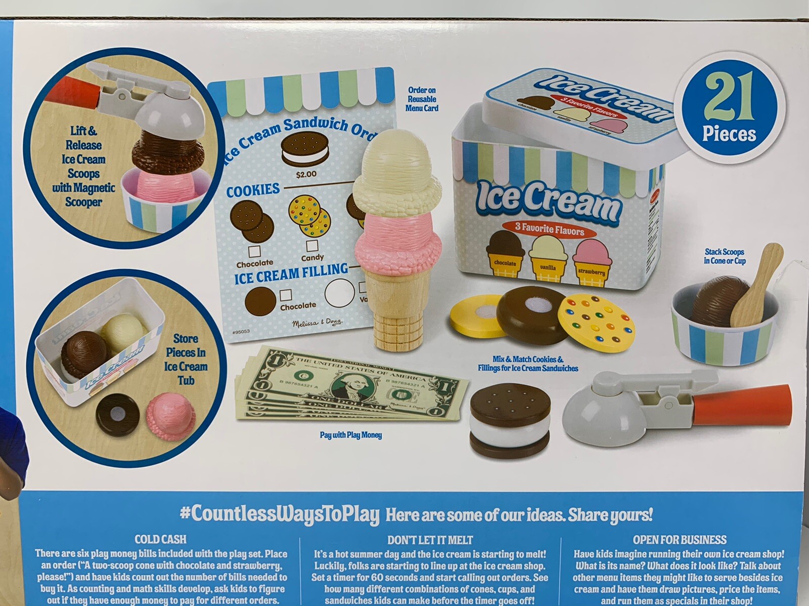 melissa & doug scoop and serve ice cream counter