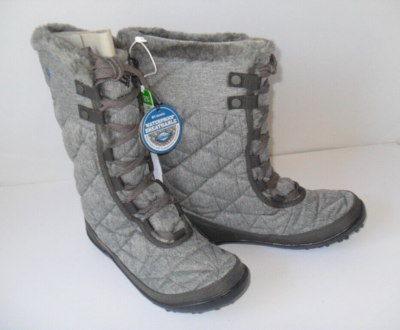 Columbia Minx MID II Omni Heat Twill Waterproof Boots Quarry/Jewel