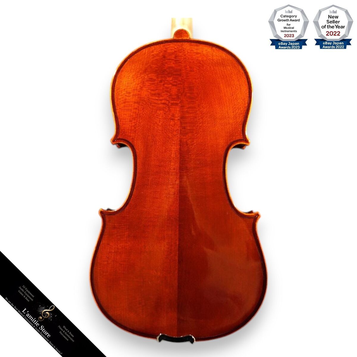 Samuel Eastman VL80 Size 4/4 Violin With Bow Hard Case 1y Samuel Eastman VL80 Size 4/4 Violin With Bow Hard Case 1y