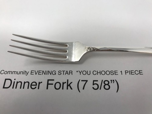 Oneida EVENING STAR Silverware CHOICE Silver Plate Flatware Community (#17-2393) - Picture 12 of 174