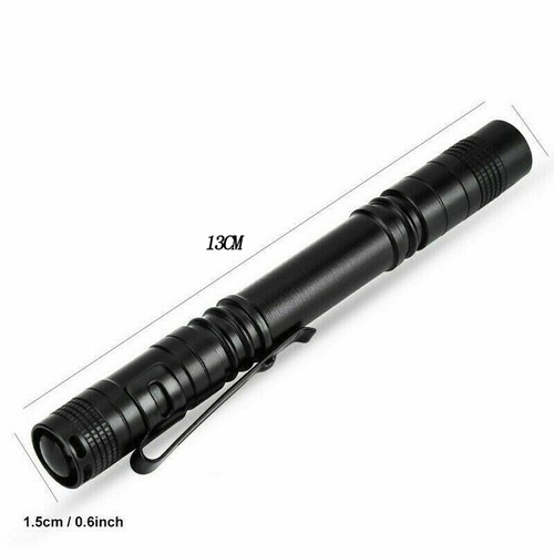 Mini Pen Super Bright Tiny Penlight Tactical Flashlight Small LED Torch Light - Picture 6 of 14