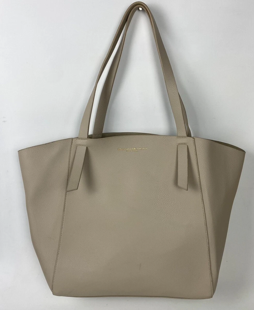 DKNY Donna Karan New York Tote Bag Womens 100 PVC Shoulder Bag Formal Ladies